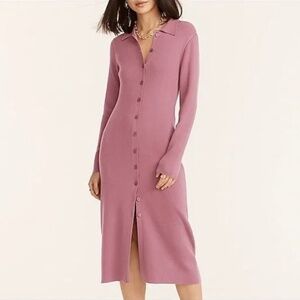 J Crew Button Up Dress Size L